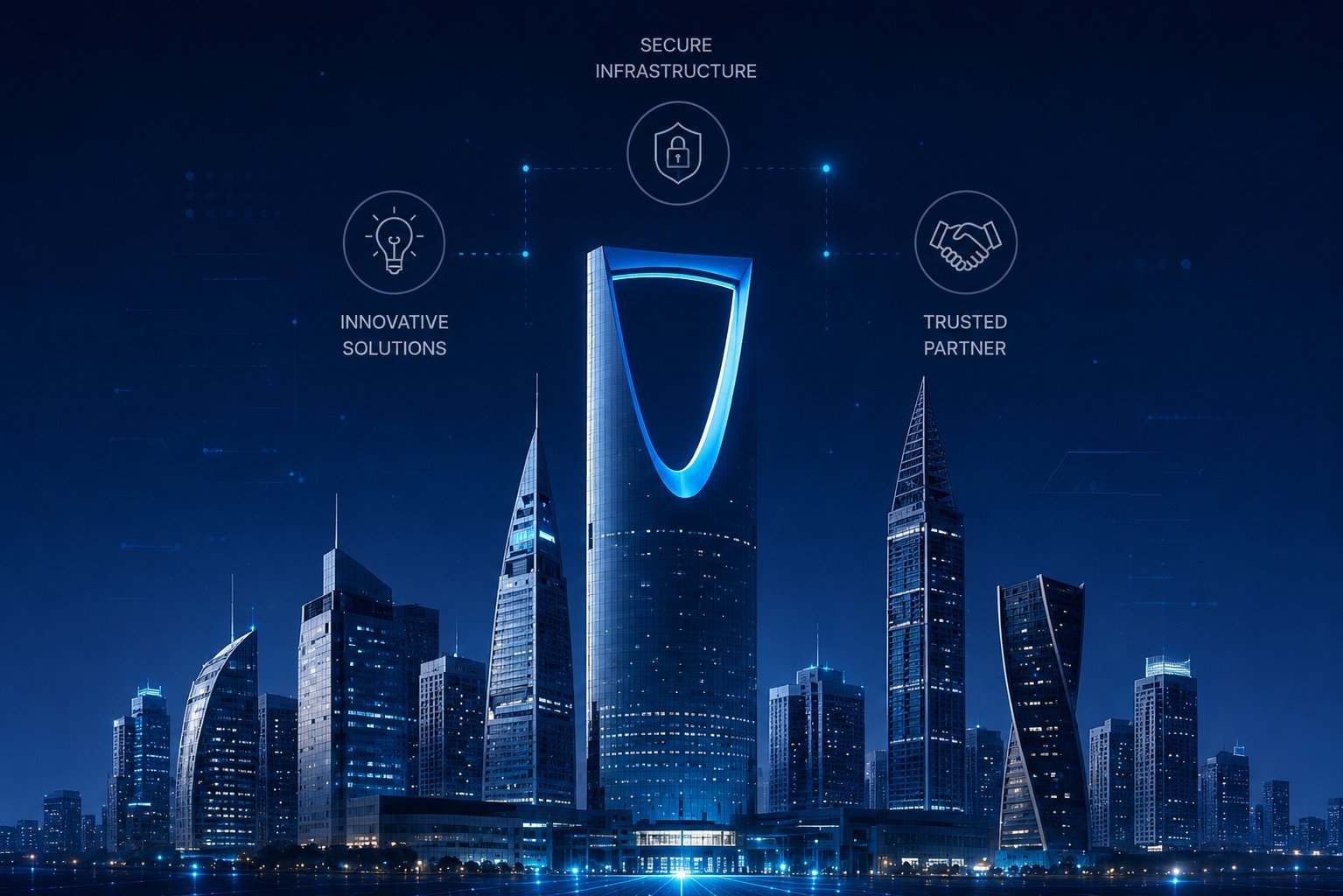Riyadh skyline showcasing Ideal Vision's values
