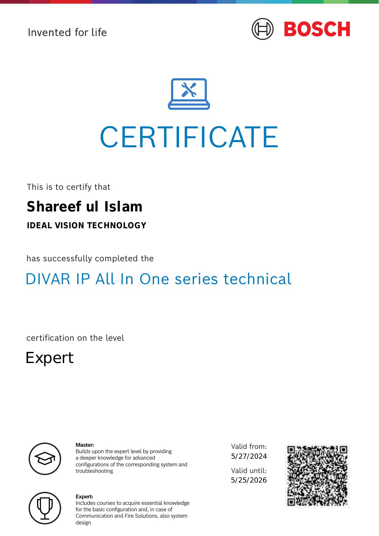 Bosch DIVAR IP All-In-One — Expert